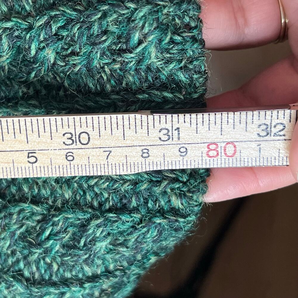 Carraig donn | 100% Pure New Wool One Button Cardigan | M - Picture 8 of 9